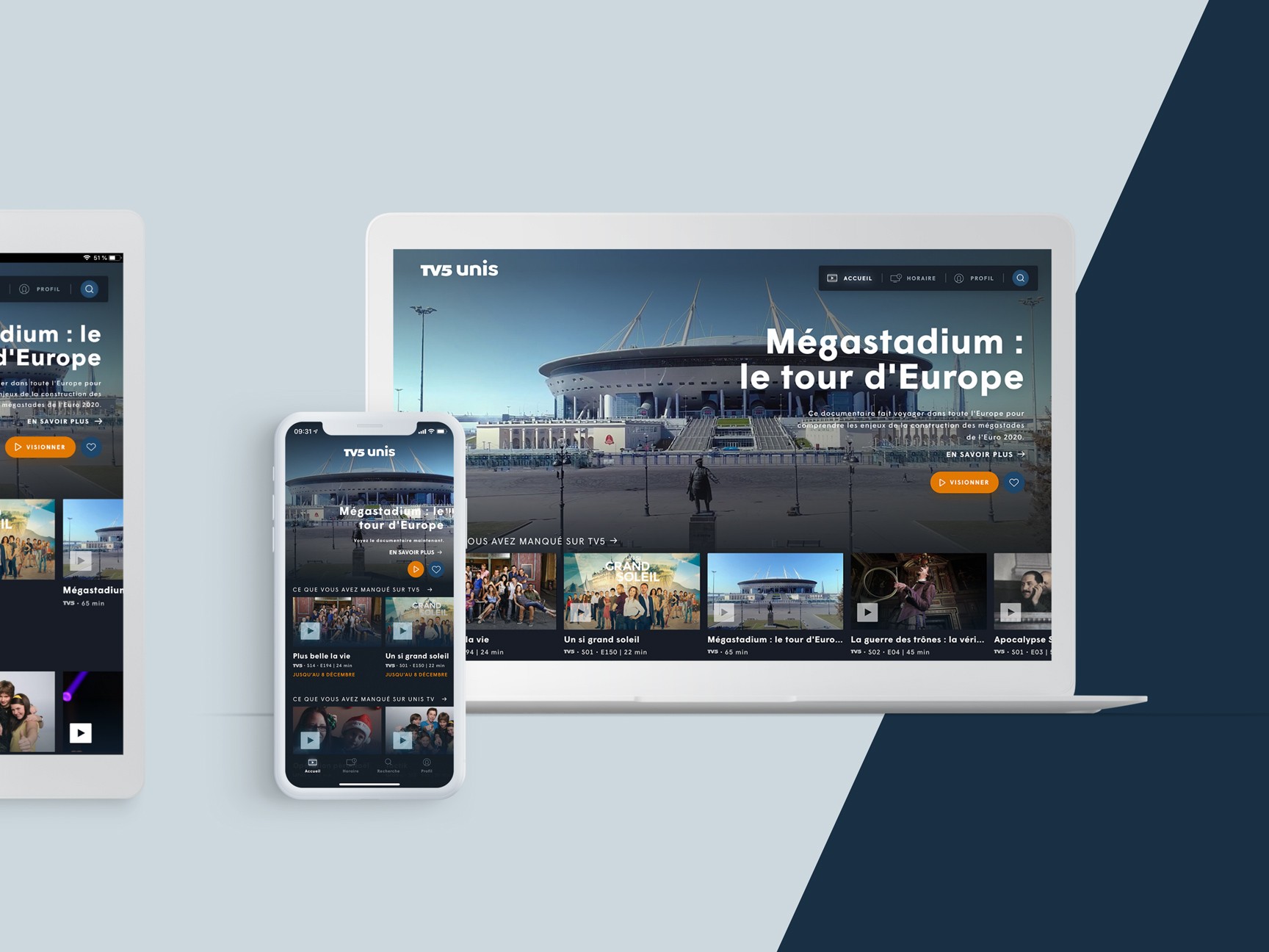 TV5Unis sur mobile et ordinateur