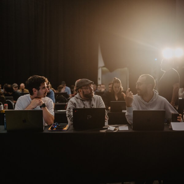 Membres de l'équipe participant à l'atelier IA