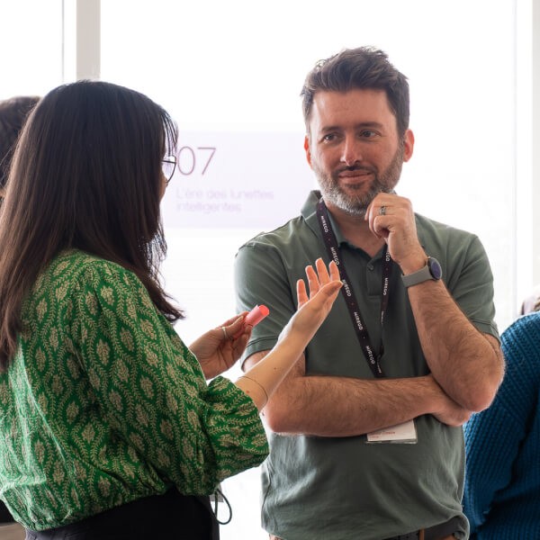 People discussing during a Mirego Session