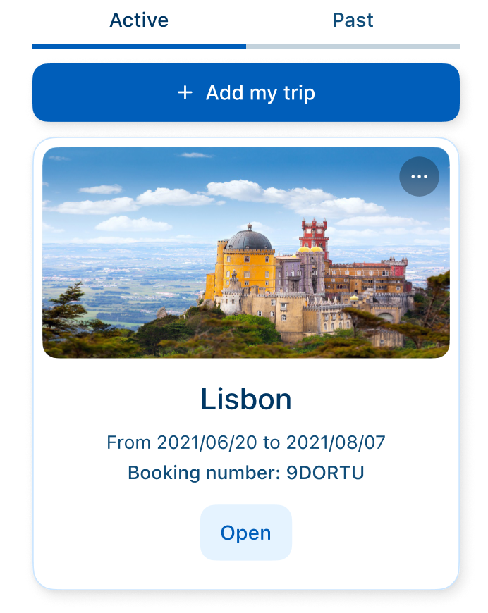 Trip card