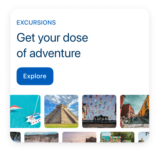 Excursions card