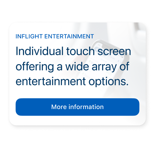 In flight entertainment card