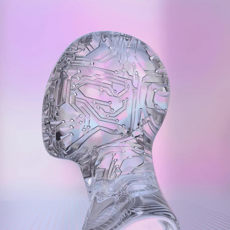 Illustration 3D abstraite représentation les tendances
