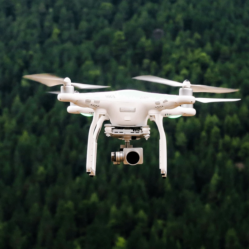 Photo d'un drone
