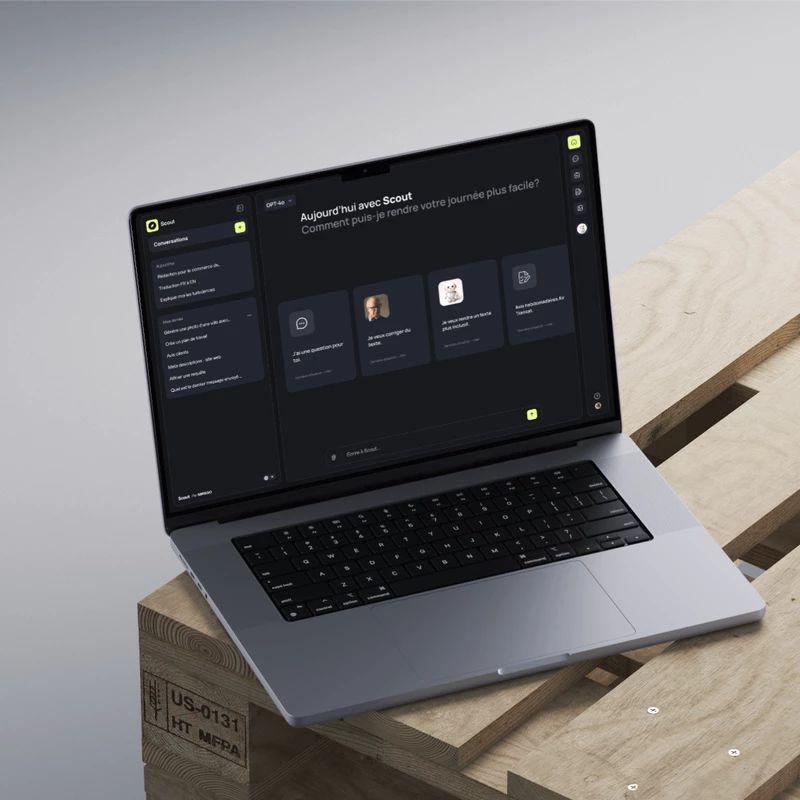 Interface bureau de Scout