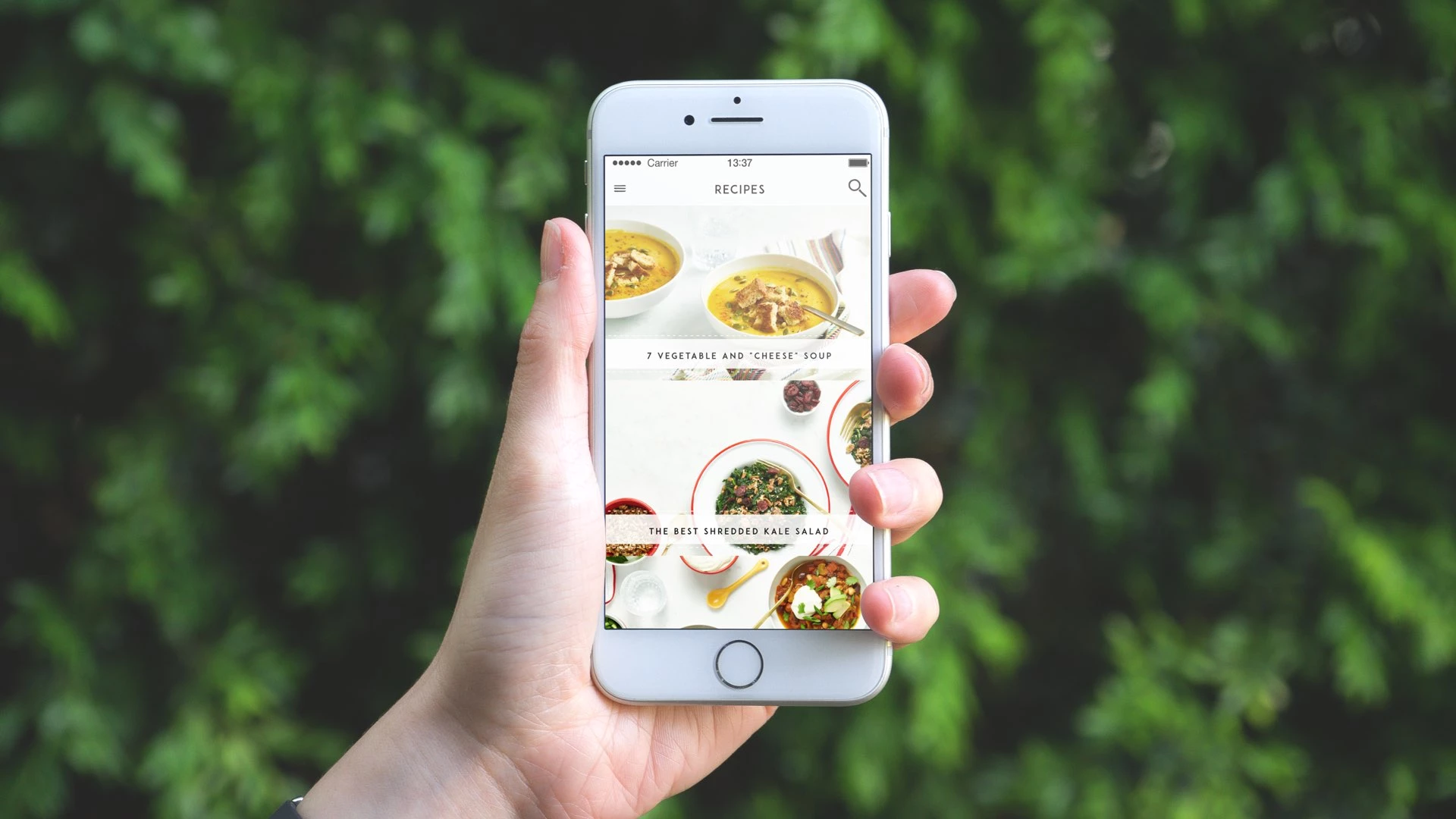 Application Oh She Glows sur mobile