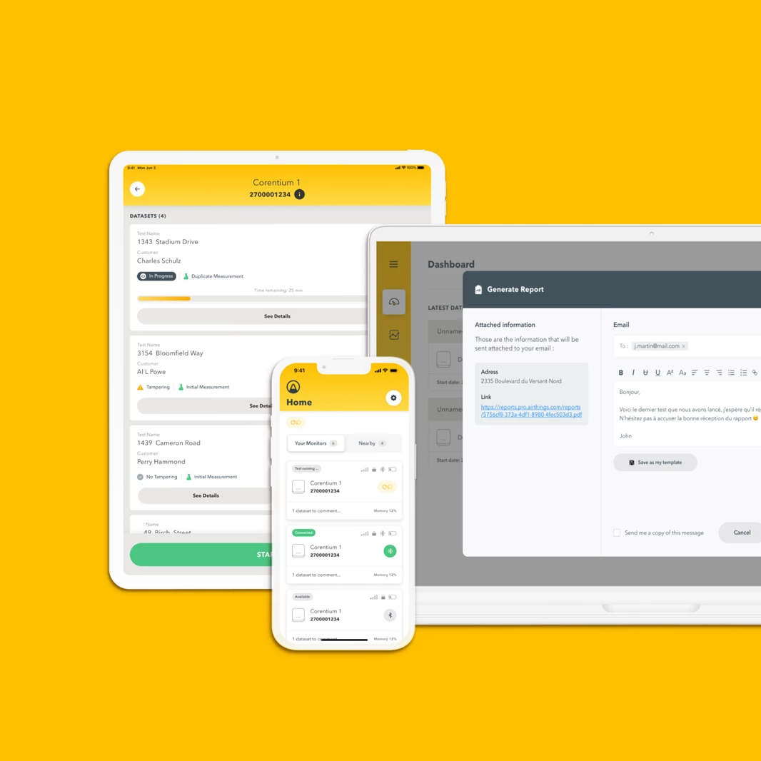 Corentium Pro app on mobile, tablet and desktop