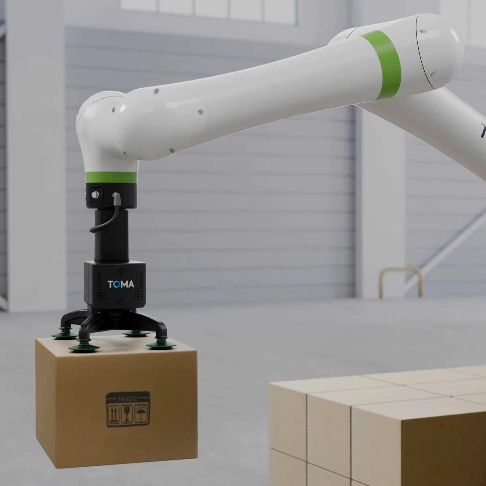 Bras robotisé de TOMA
