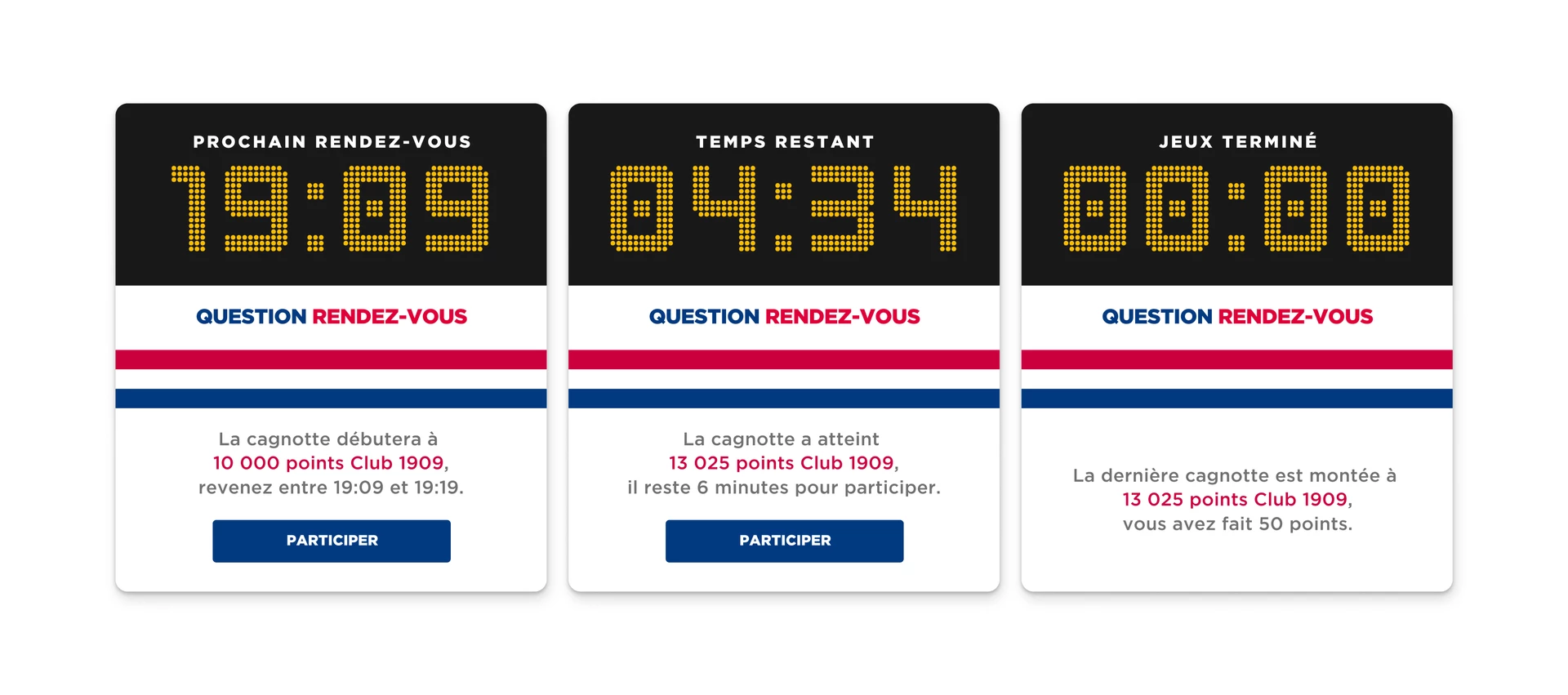 Fonctionnalité Question Prédiction de l'application des Canadiens de Montréal