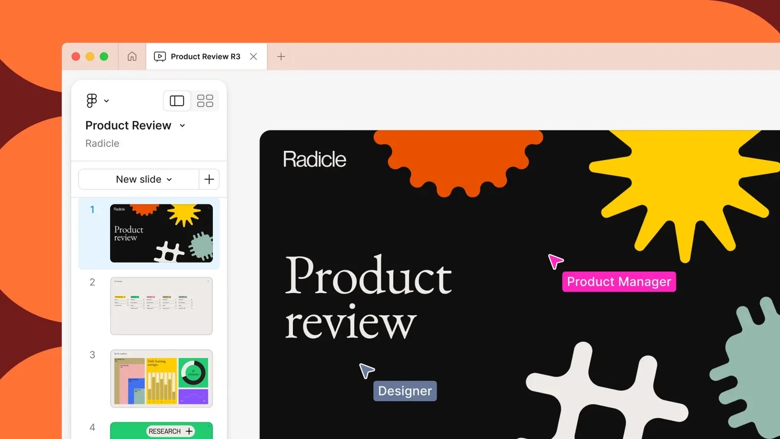 Figma Slides interface