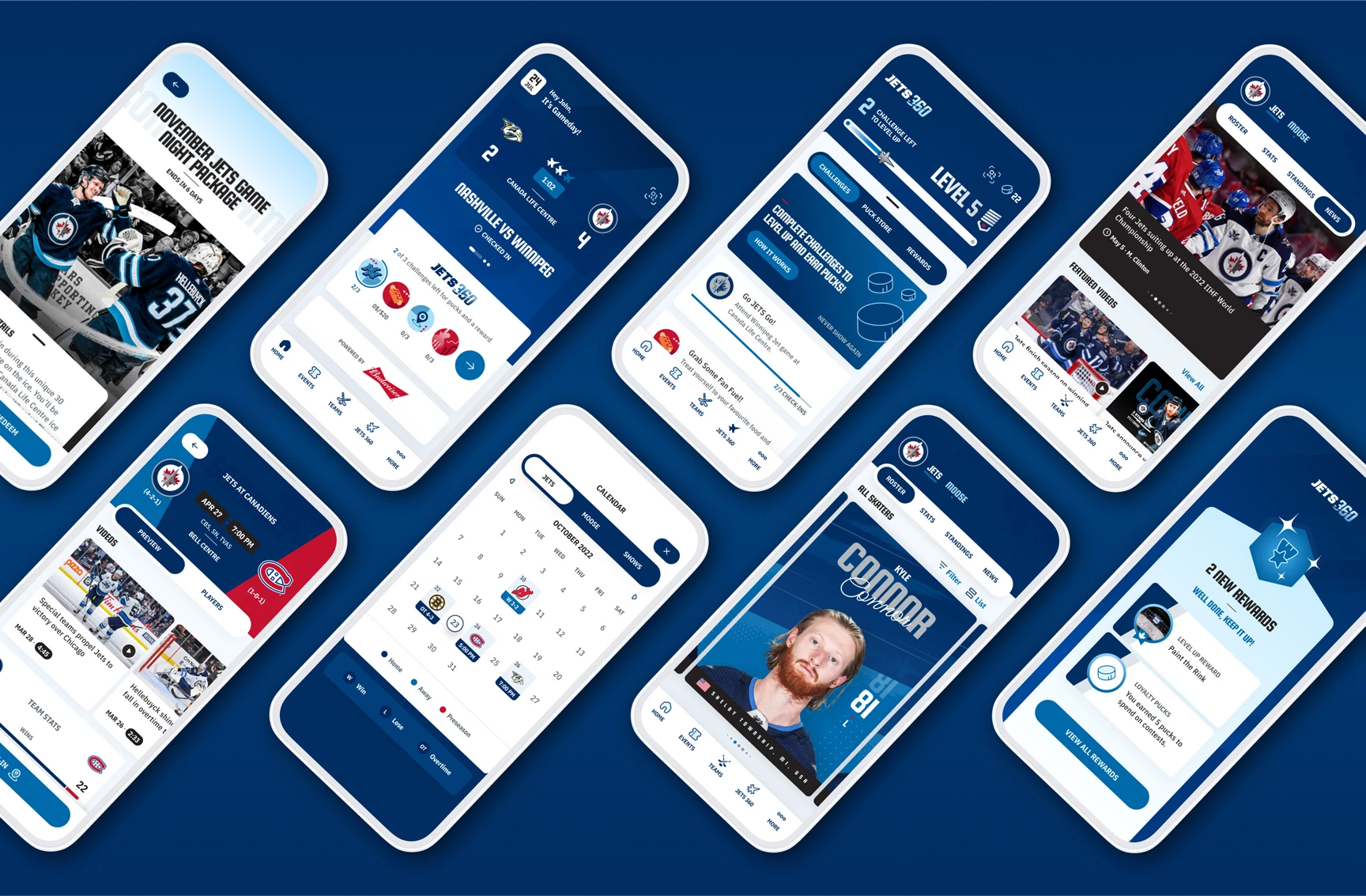 Collage of different application screens