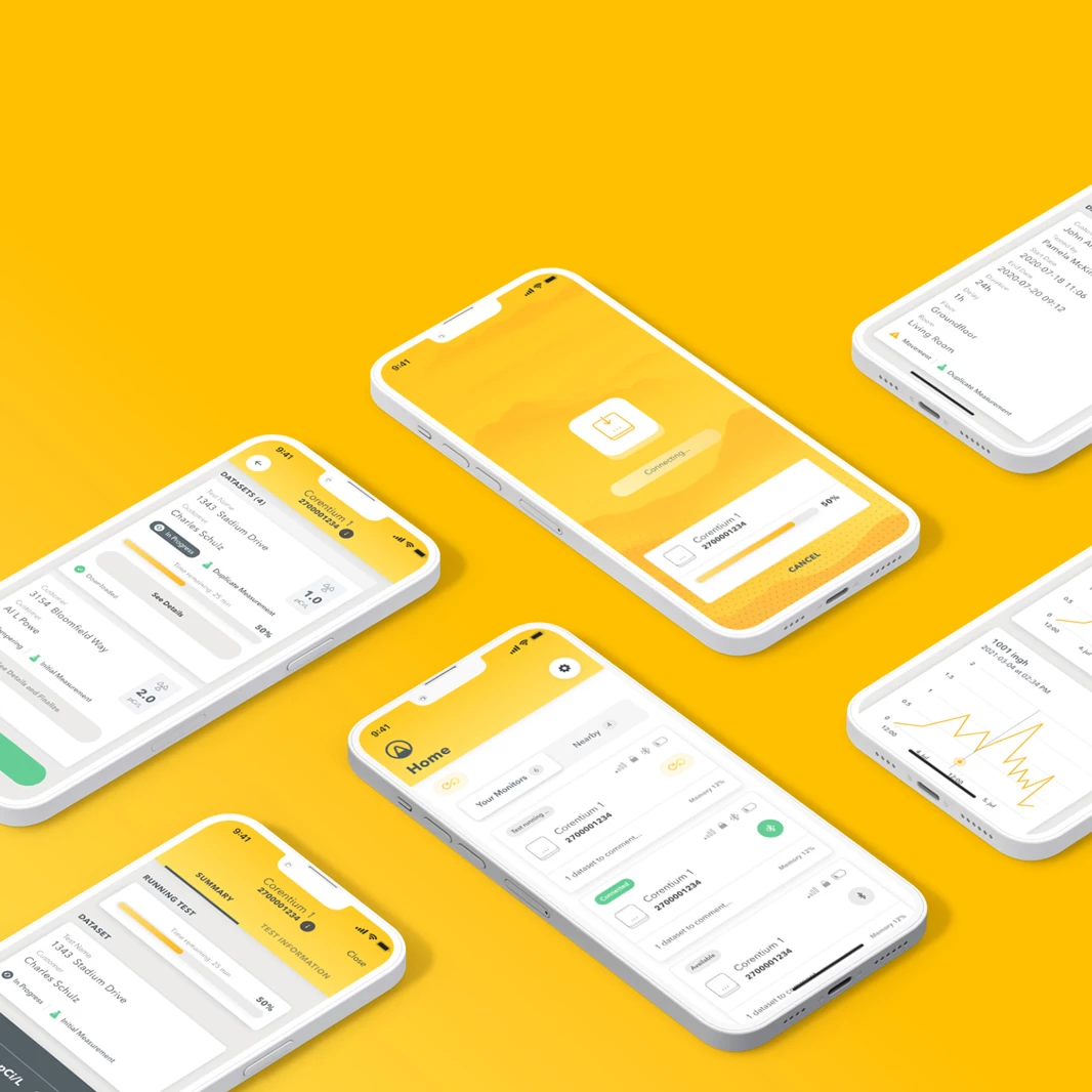 Overview of the mobile application