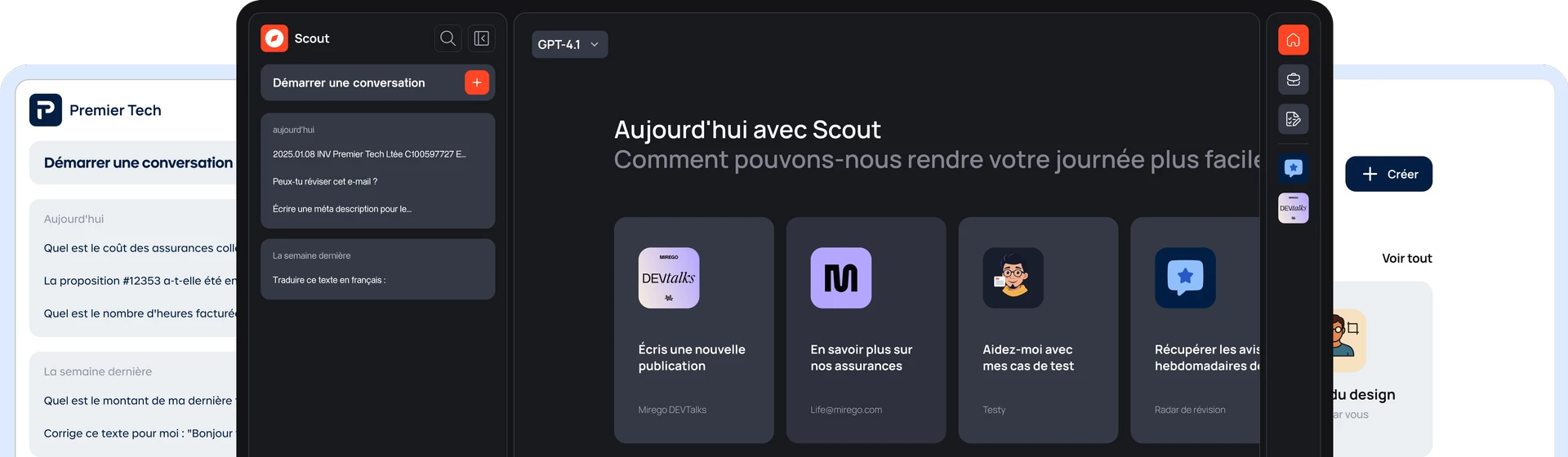 Écran de Scout