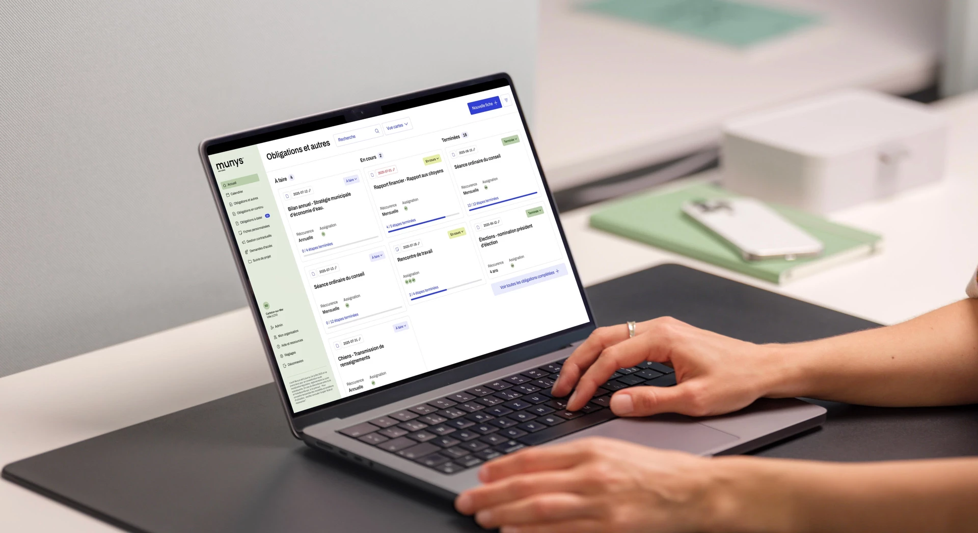 Obligations dashboard