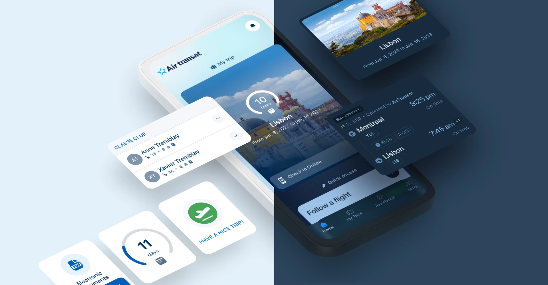 App day-night comparison